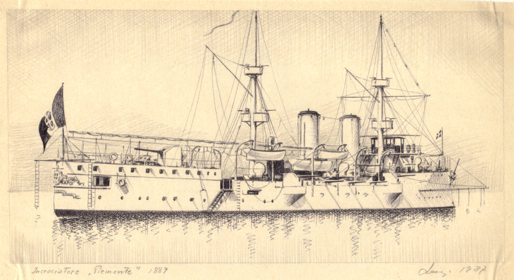 1889 - Incrociatore 'Piemonte'